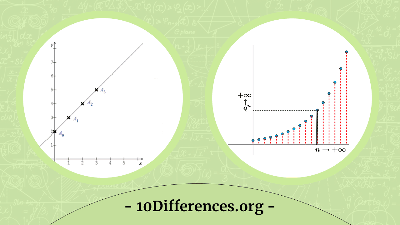 Difference Between Arithmetic And Geometric Sequence